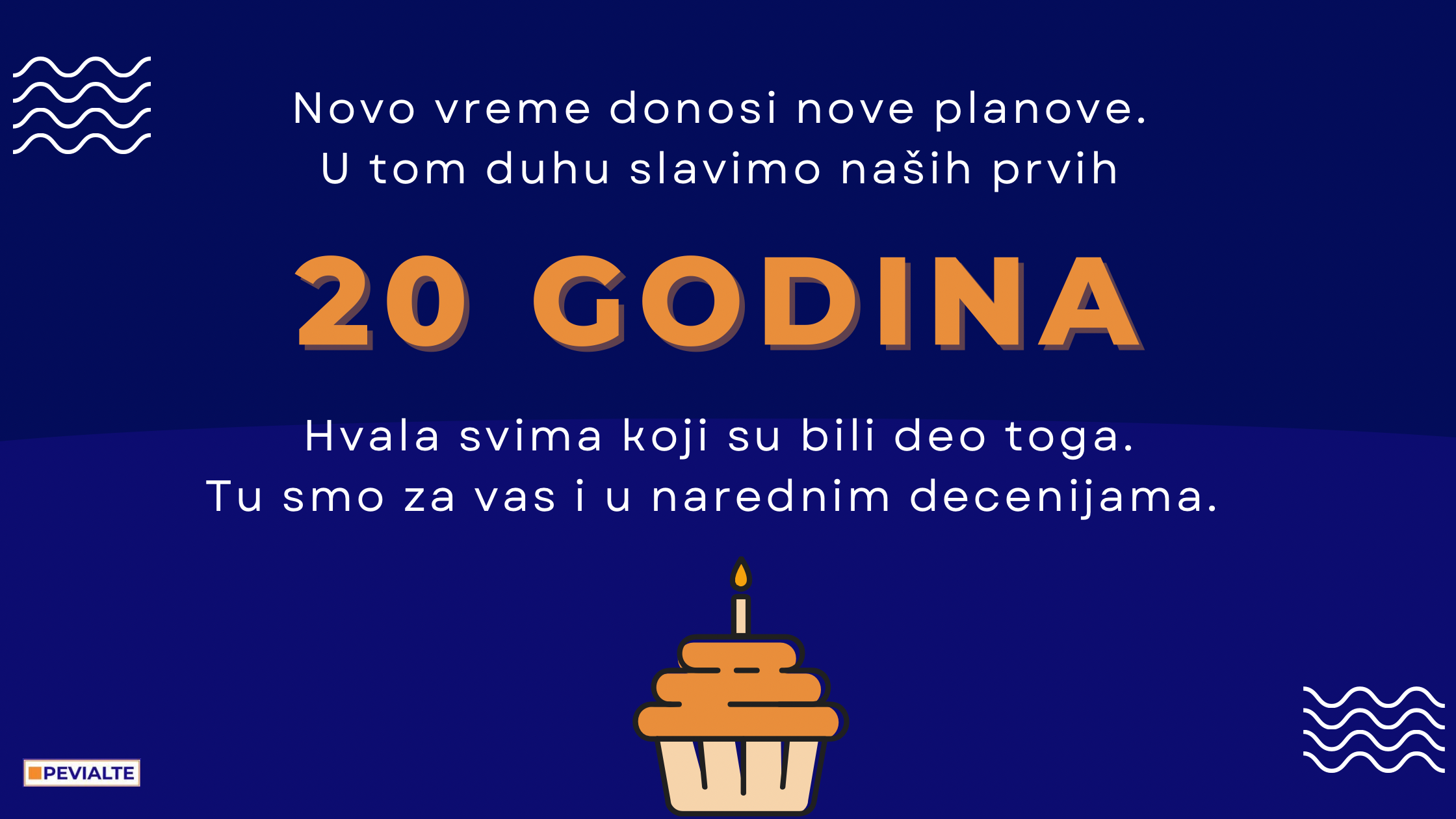 Već 20 godina sa Vama!